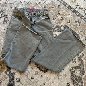 edikted Stylish Gray Girls' Jeans Size XS
